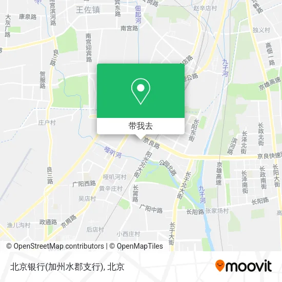 北京银行(加州水郡支行)地图