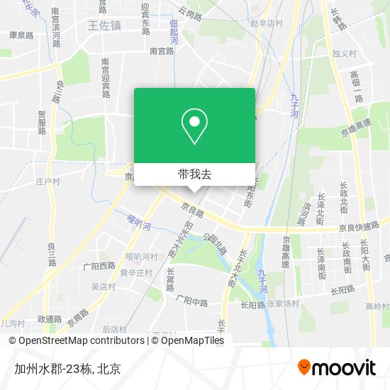 加州水郡-23栋地图