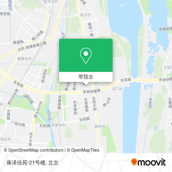 康泽佳苑-21号楼地图