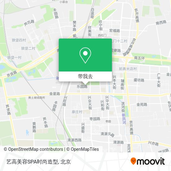 艺高美容SPA时尚造型地图