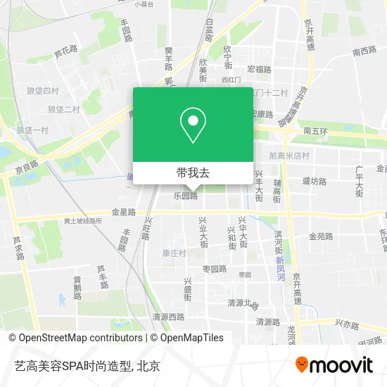艺高美容SPA时尚造型地图