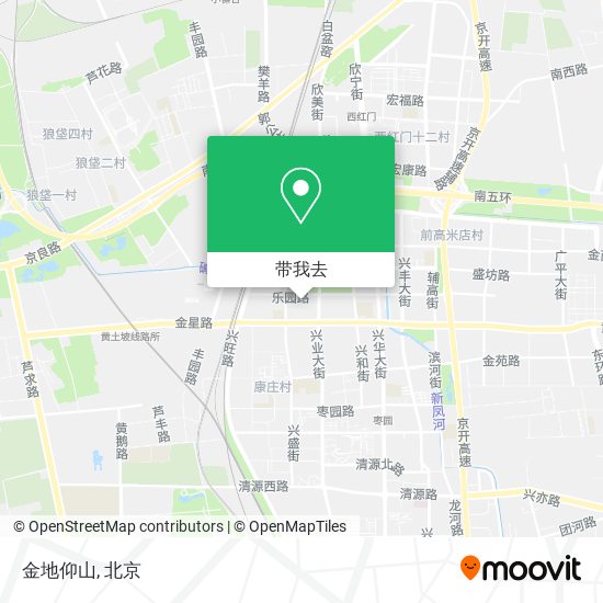 金地仰山地图