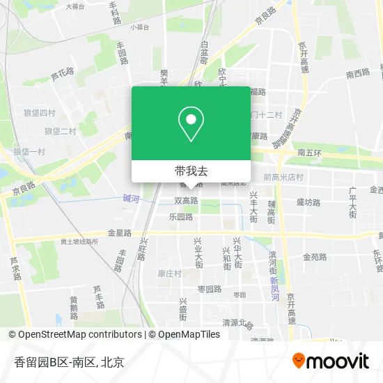 香留园B区-南区地图