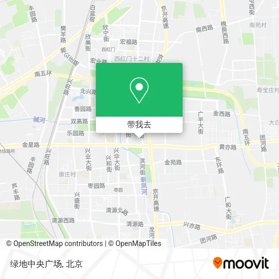 绿地中央广场地图