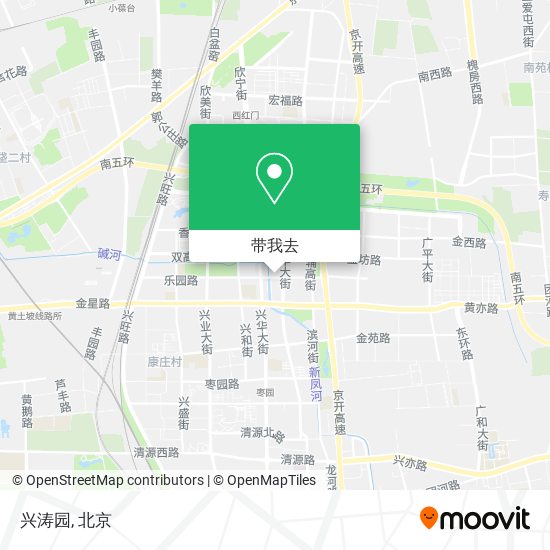 兴涛园地图
