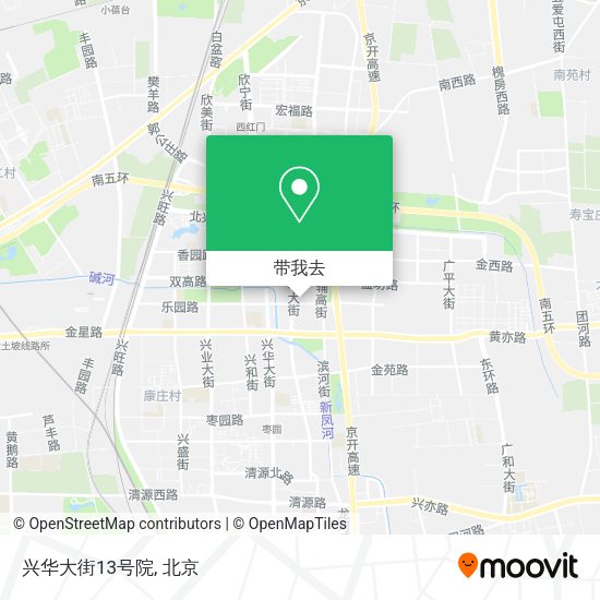 兴华大街13号院地图