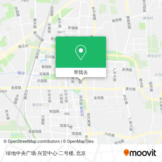 绿地中央广场·兴贸中心-二号楼地图