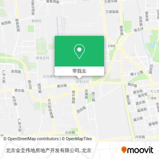 北京金圭伟地房地产开发有限公司地图