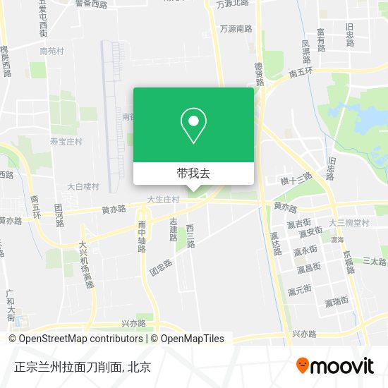 正宗兰州拉面刀削面地图