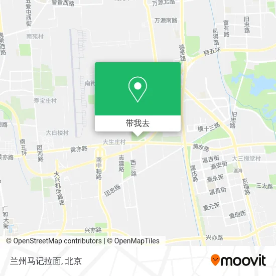 兰州马记拉面地图