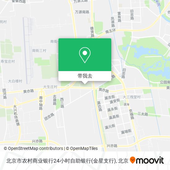 北京市农村商业银行24小时自助银行(金星支行)地图