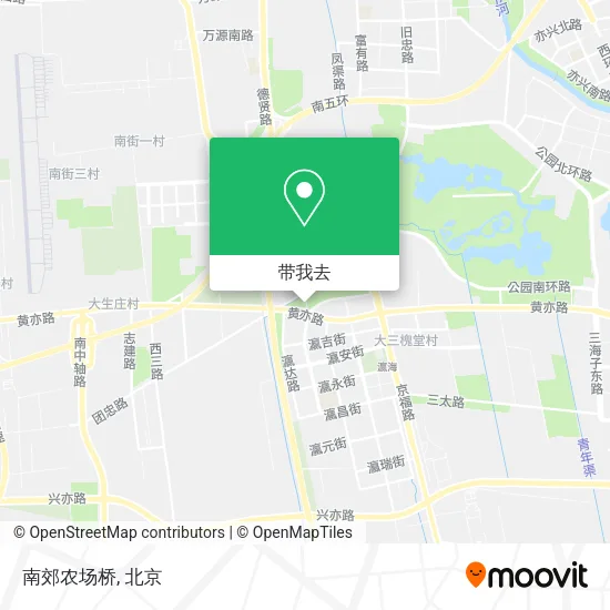 南郊农场桥地图