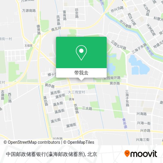 中国邮政储蓄银行(瀛海邮政储蓄所)地图