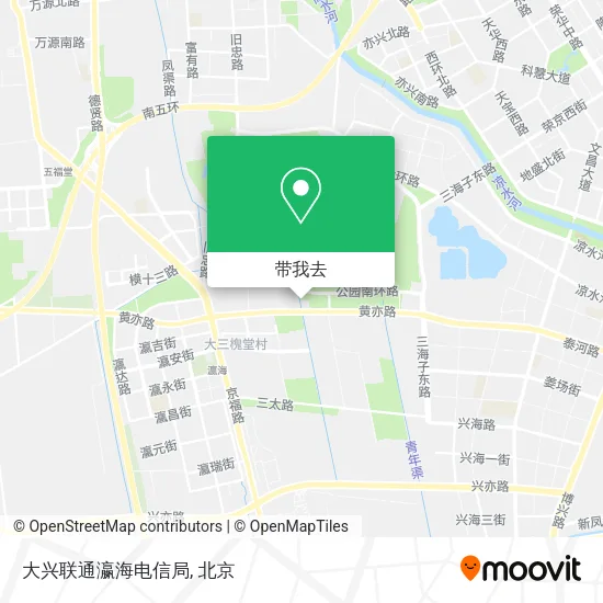 大兴联通瀛海电信局地图