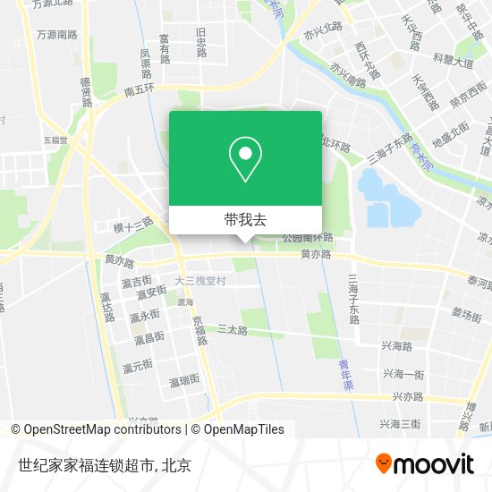 世纪家家福连锁超市地图