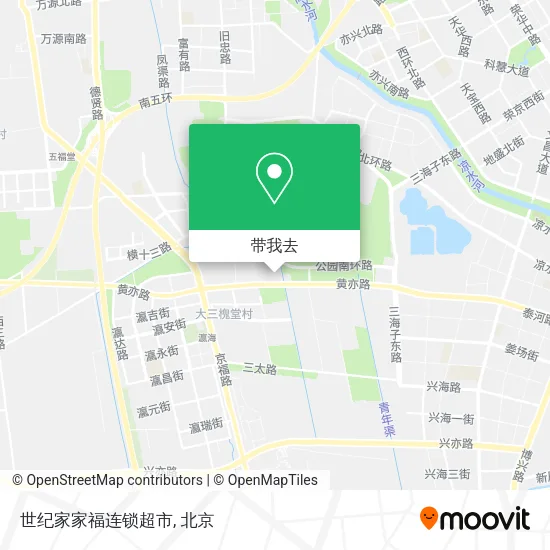 世纪家家福连锁超市地图