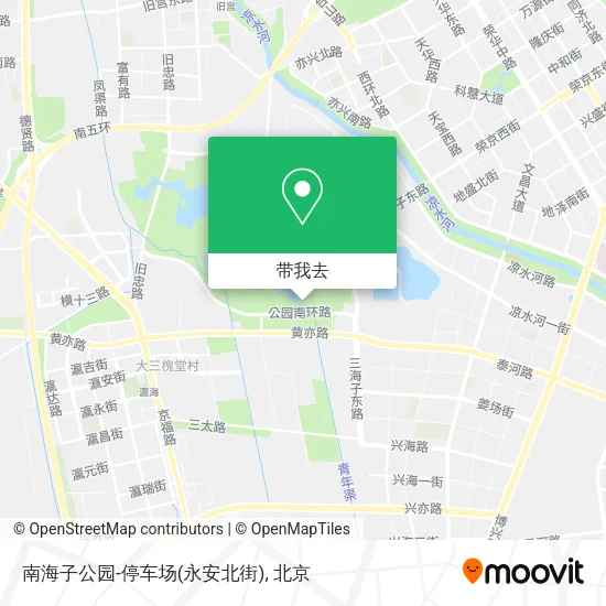 南海子公园-停车场(永安北街)地图