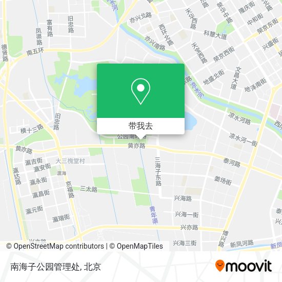 南海子公园管理处地图