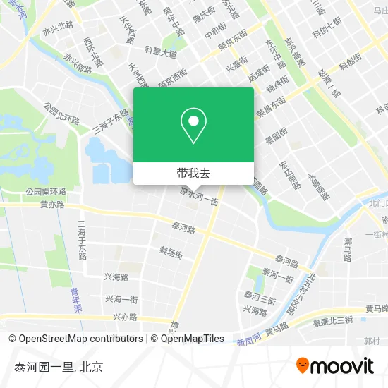 泰河园一里地图