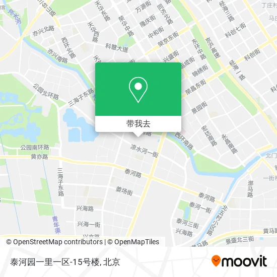 泰河园一里一区-15号楼地图