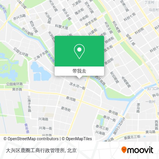 大兴区鹿圈工商行政管理所地图
