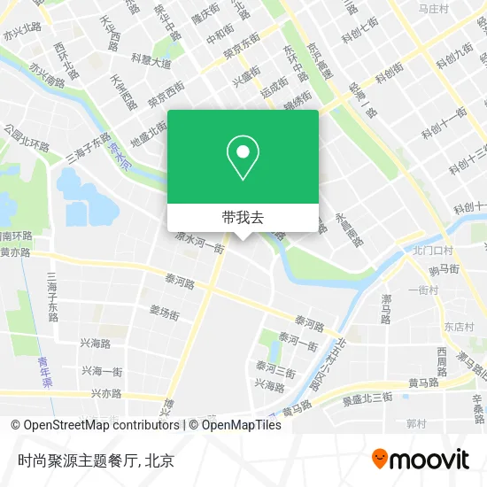 时尚聚源主题餐厅地图