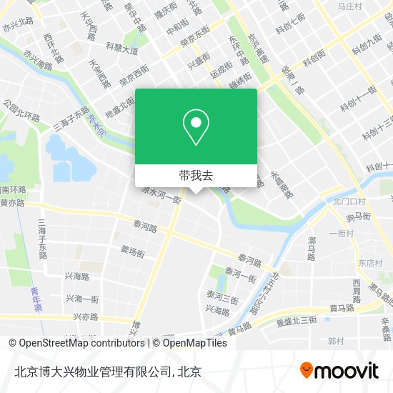 北京博大兴物业管理有限公司地图