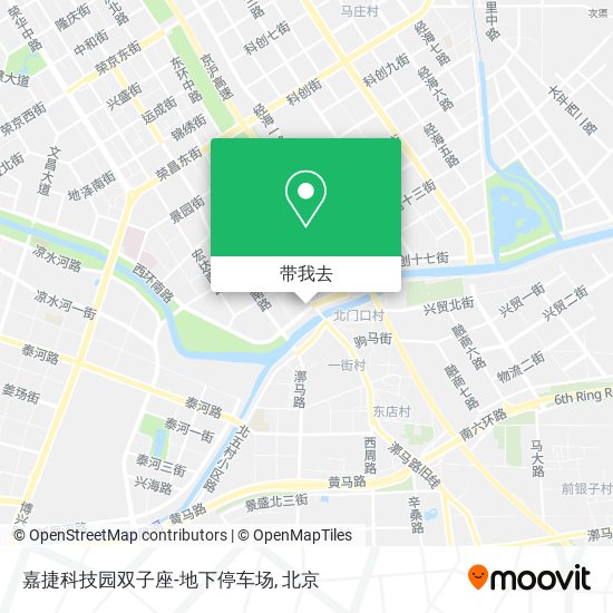 嘉捷科技园双子座-地下停车场地图