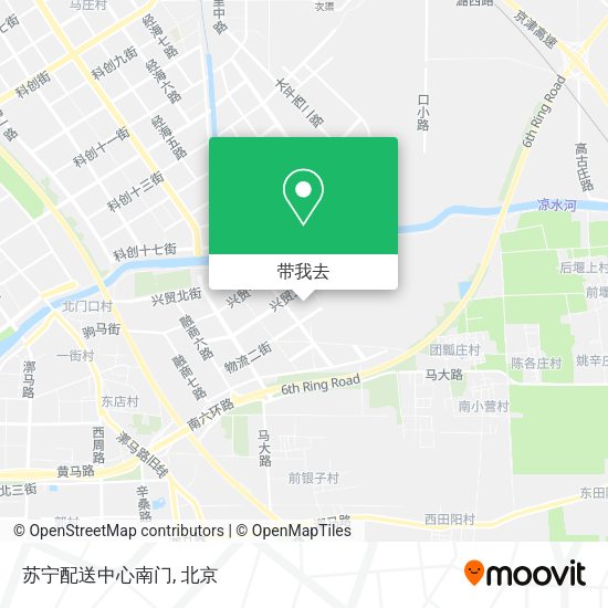 苏宁配送中心南门地图