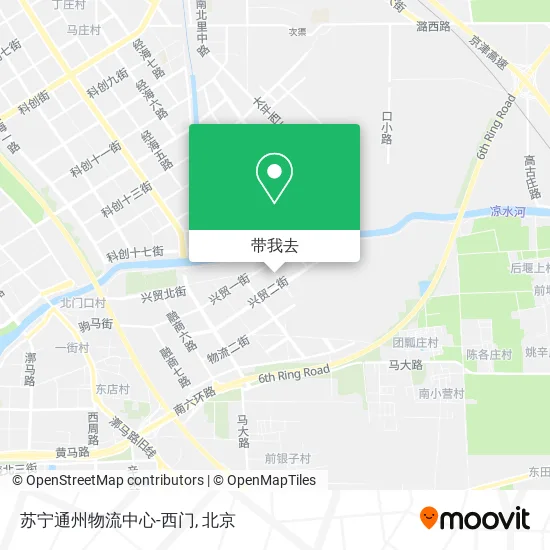 苏宁通州物流中心-西门地图