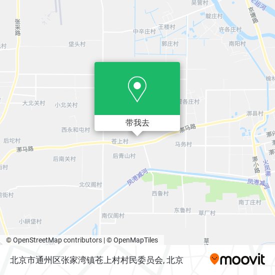 北京市通州区张家湾镇苍上村村民委员会地图