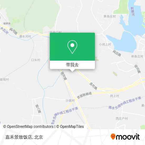 嘉禾景致饭店地图
