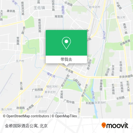 金桥国际酒店公寓地图