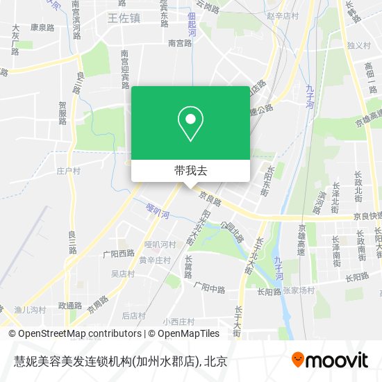 慧妮美容美发连锁机构(加州水郡店)地图