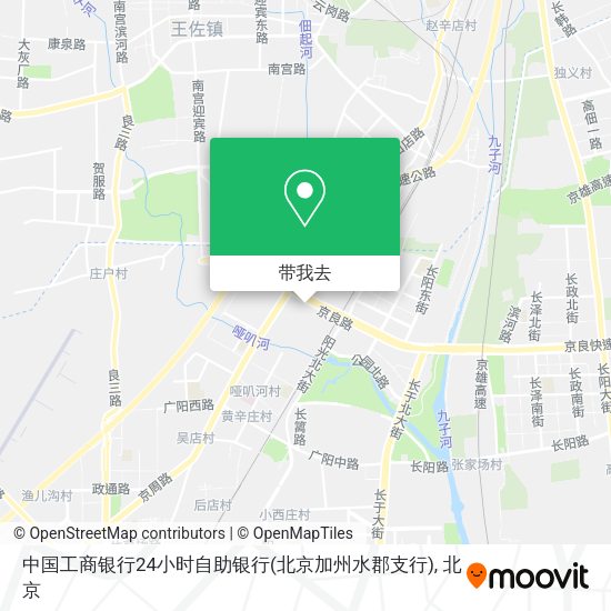 中国工商银行24小时自助银行(北京加州水郡支行)地图