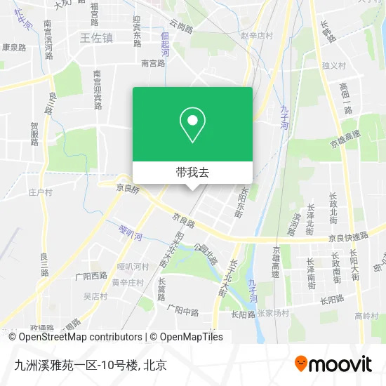九洲溪雅苑一区-10号楼地图