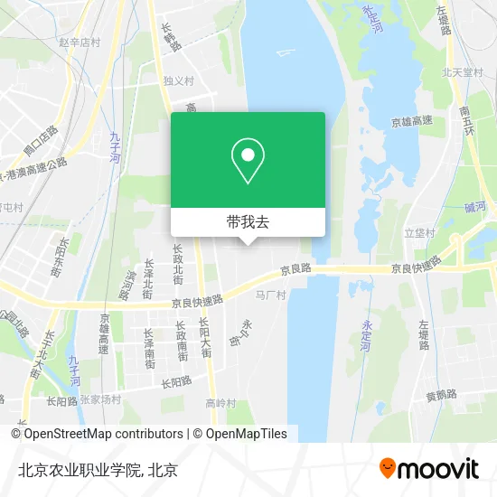 北京农业职业学院地图