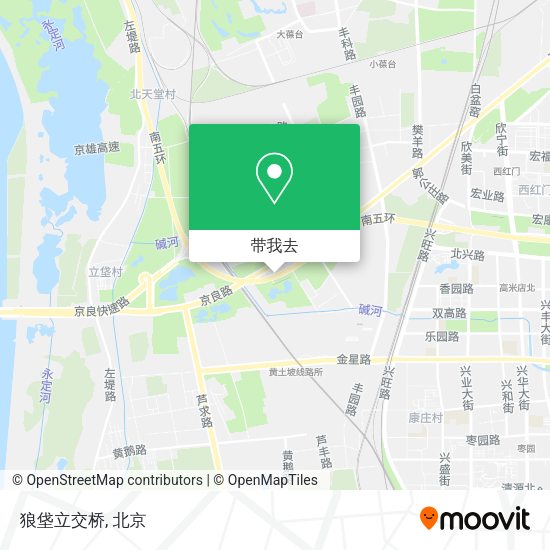 狼垡立交桥地图