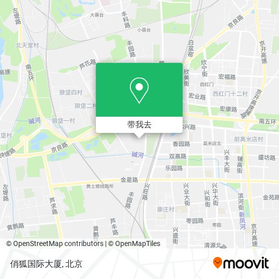俏狐国际大厦地图