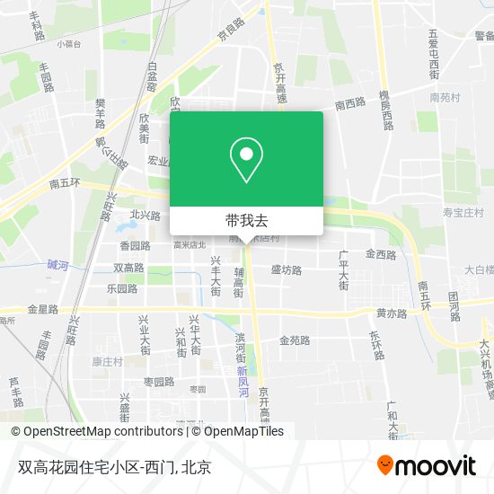 双高花园住宅小区-西门地图
