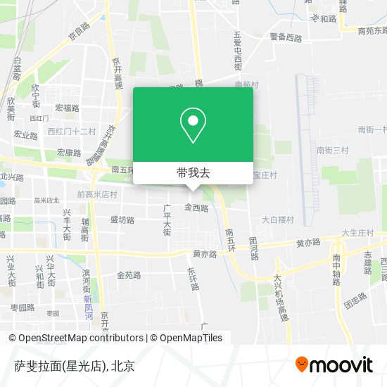 萨斐拉面(星光店)地图