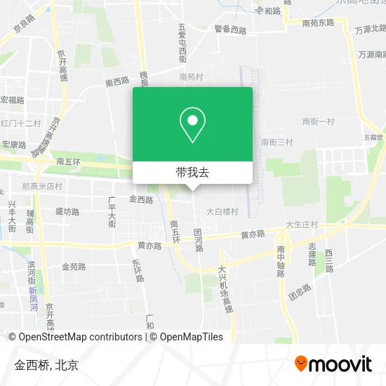 金西桥地图