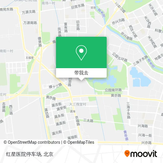 红星医院停车场地图