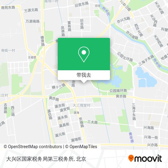 大兴区国家税务局第三税务所地图