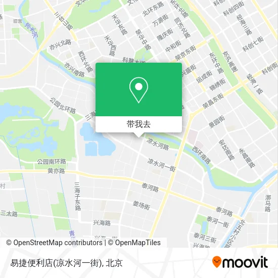 易捷便利店(凉水河一街)地图