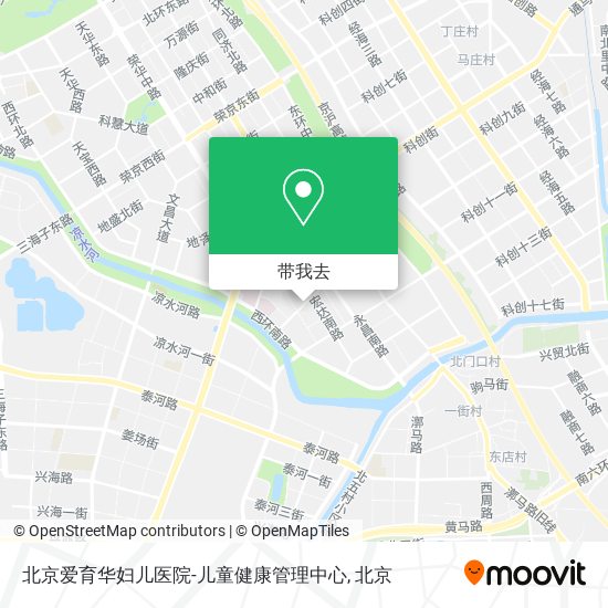 北京爱育华妇儿医院-儿童健康管理中心地图
