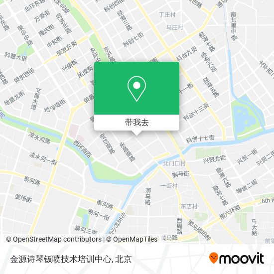 金源诗琴钣喷技术培训中心地图