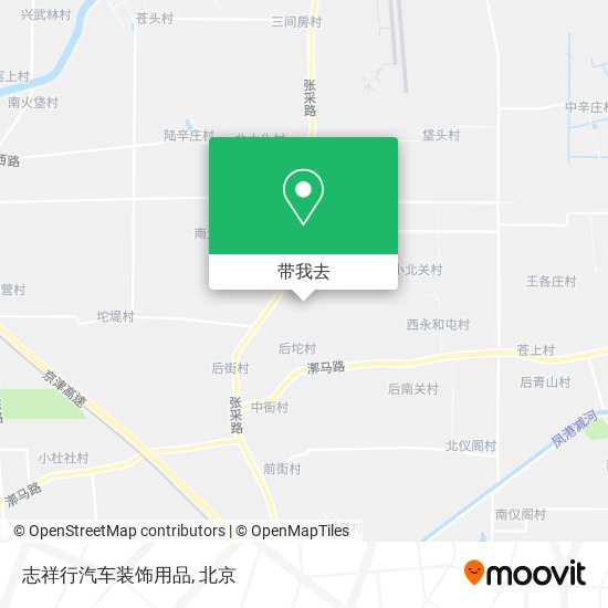 志祥行汽车装饰用品地图