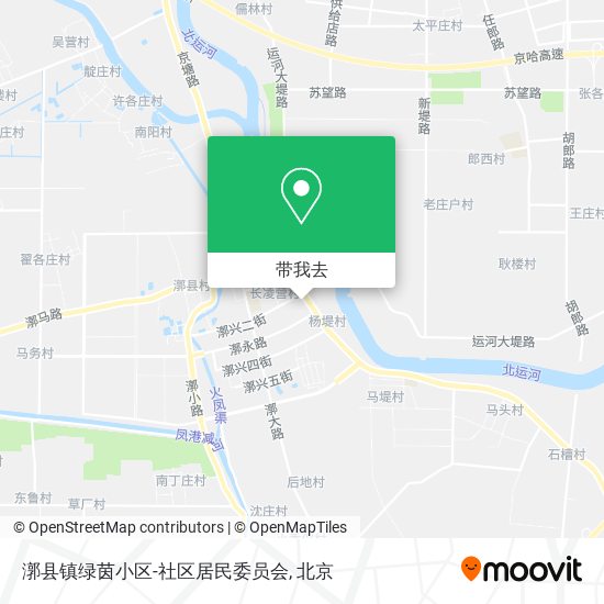 漷县镇绿茵小区-社区居民委员会地图