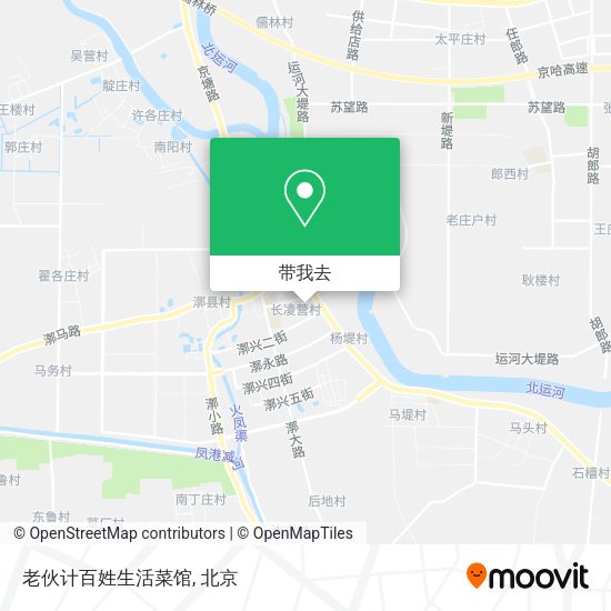 老伙计百姓生活菜馆地图